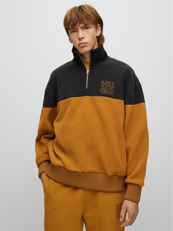 Hugo Hugo Суитшърт 50482858 Кафяв Relaxed Fit