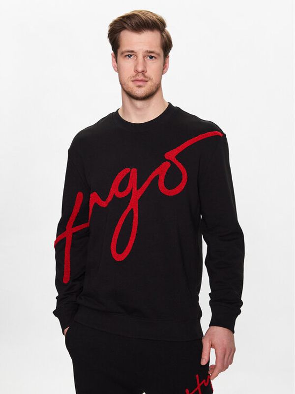 Hugo Hugo Суитшърт 50482922 Черен Regular Fit