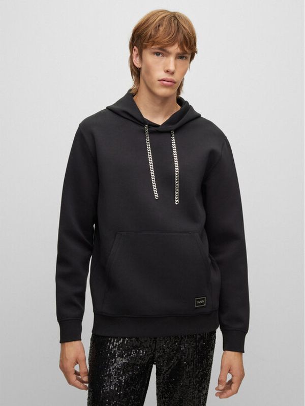 Hugo Hugo Суитшърт 50482924 Черен Relaxed Fit