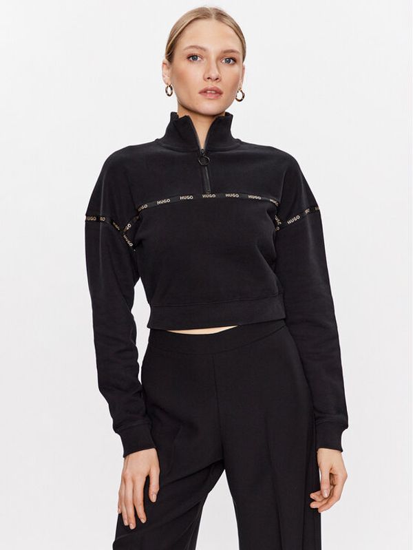 Hugo Hugo Суитшърт 50482938 Черен Regular Fit