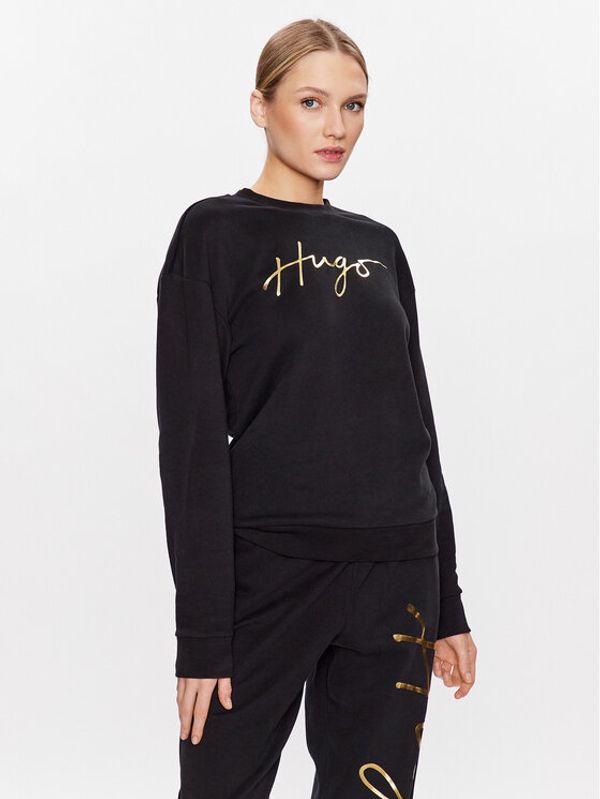 Hugo Hugo Суитшърт 50484666 Черен Regular Fit