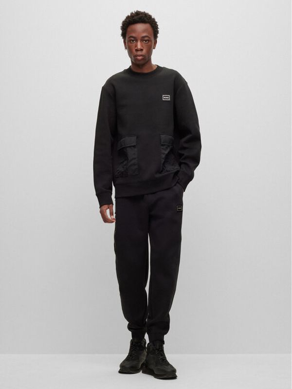 Hugo Hugo Суитшърт 50485252 Черен Relaxed Fit