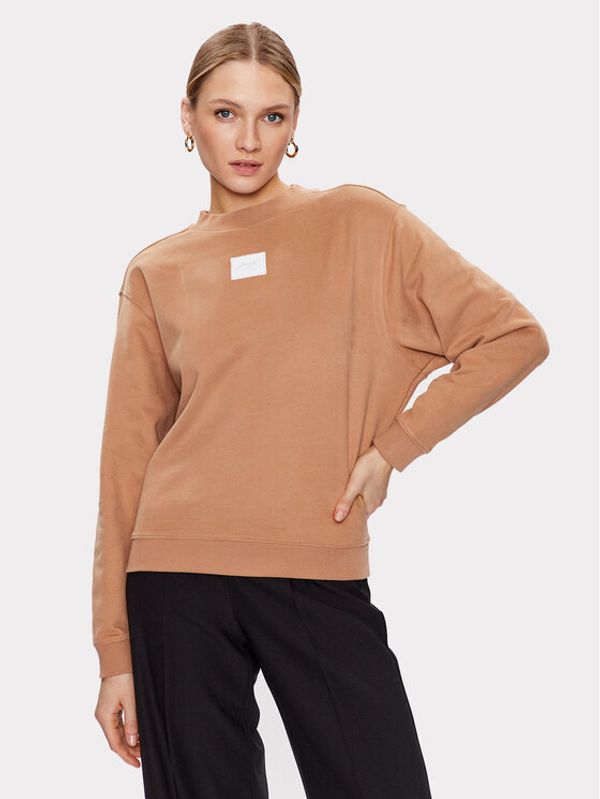 Hugo Hugo Суитшърт 50485415 Кафяв Relaxed Fit