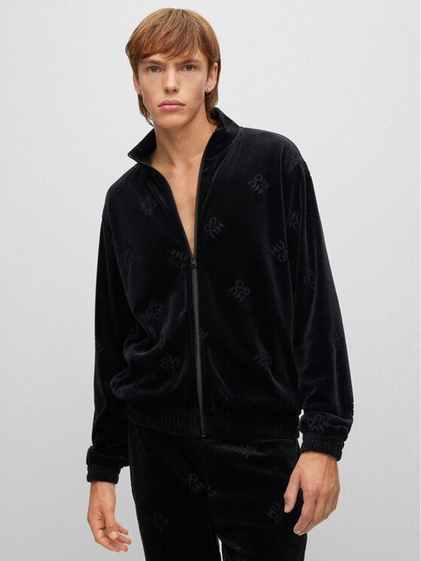 Hugo Hugo Суитшърт 50486435 Черен Relaxed Fit