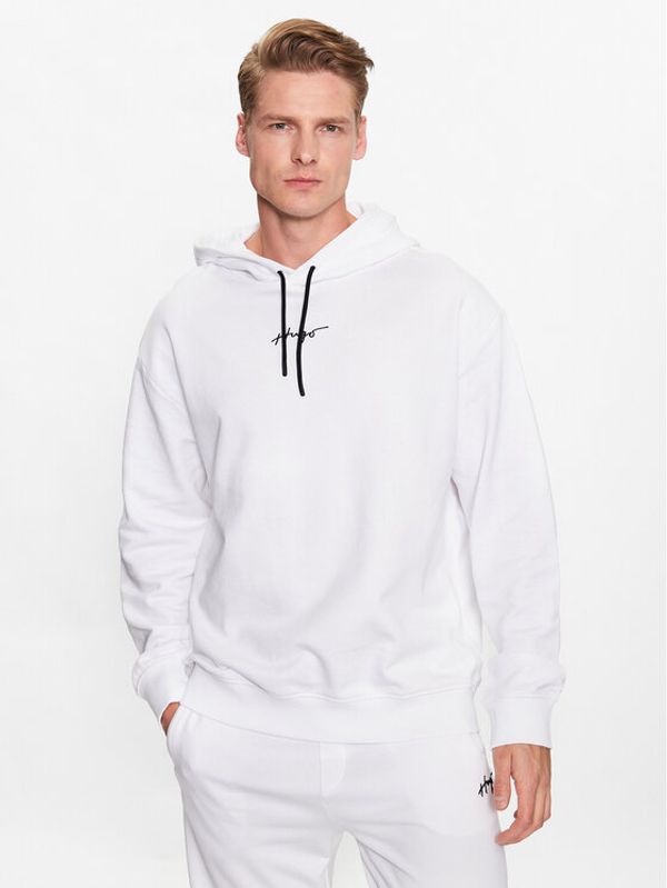 Hugo Hugo Суитшърт 50486444 Бял Relaxed Fit