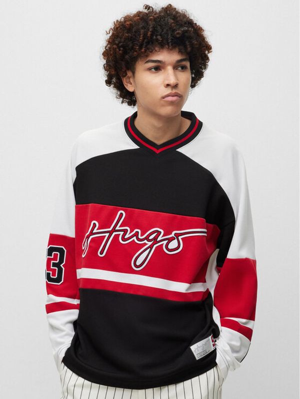 Hugo Hugo Суитшърт 50488336 Черен Oversize