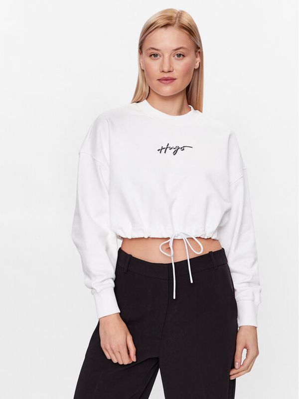 Hugo Hugo Суитшърт 50489094 Бял Regular Fit
