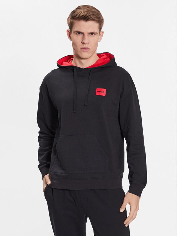 Hugo Hugo Суитшърт 50490276 Черен Relaxed Fit