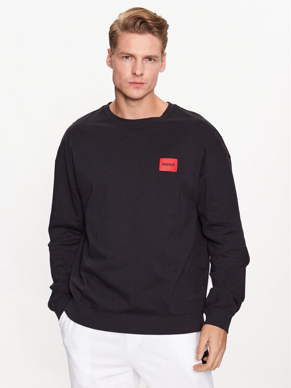 Hugo Hugo Суитшърт 50490291 Черен Relaxed Fit