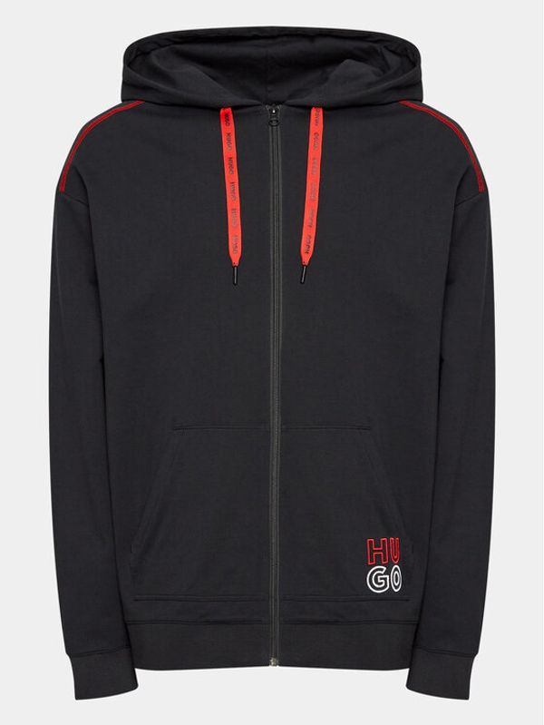 Hugo Hugo Суитшърт 50490422 Черен Relaxed Fit