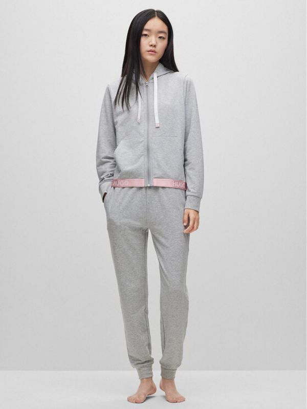 Hugo Hugo Суитшърт 50490599 Сив Regular Fit