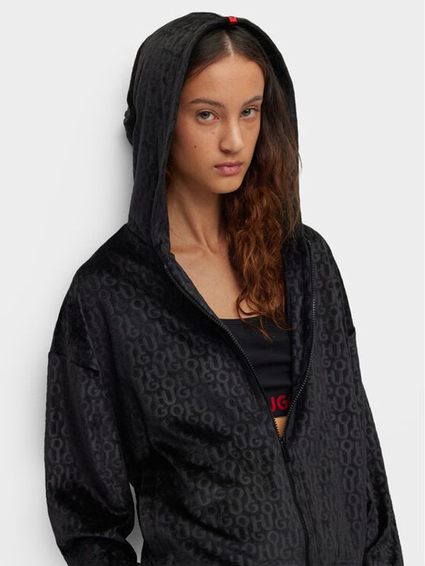 Hugo Hugo Суитшърт 50495313 Черен Relaxed Fit