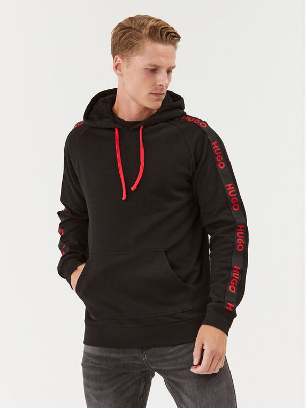 Hugo Hugo Суитшърт 50497003 Черен Relaxed Fit
