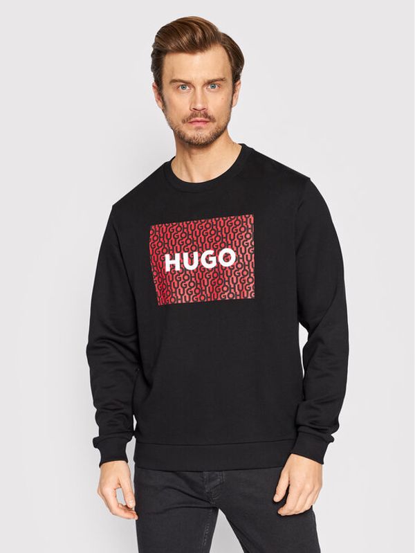 Hugo Hugo Суитшърт Dalker 50472719 Черен Comfort Fit