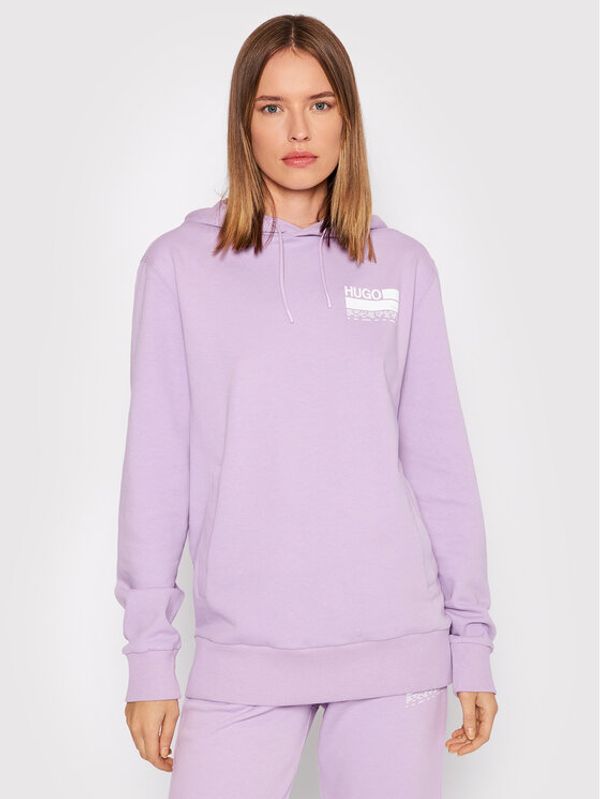 Hugo Hugo Суитшърт Dasweater 50456044 Виолетов Classic Fit
