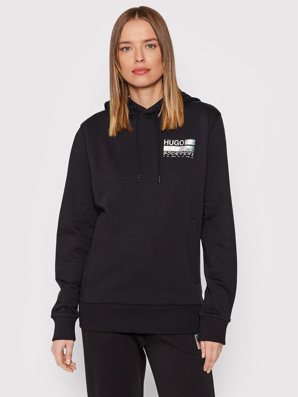 Hugo Hugo Суитшърт Dasweater 50470620 Черен Regular Fit