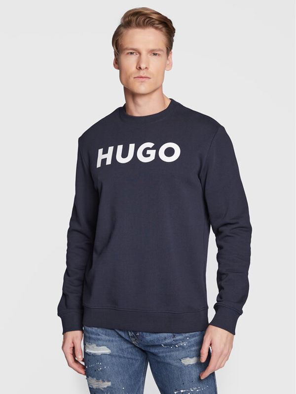 Hugo Hugo Суитшърт Dem 50477328 Тъмносин Regular Fit