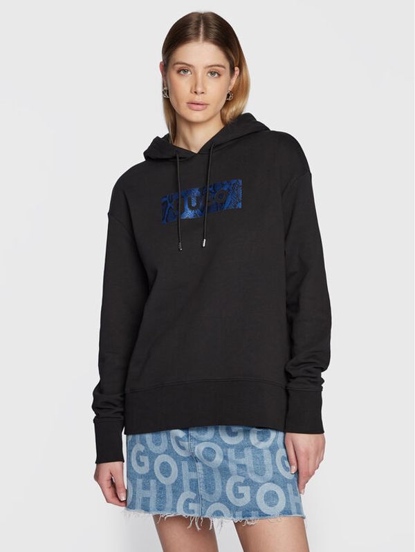 Hugo Hugo Суитшърт Dreala_2 50479769 Черен Relaxed Fit