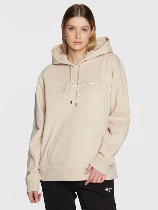 Hugo Hugo Суитшърт Easy 50478218 Бежов Regular Fit