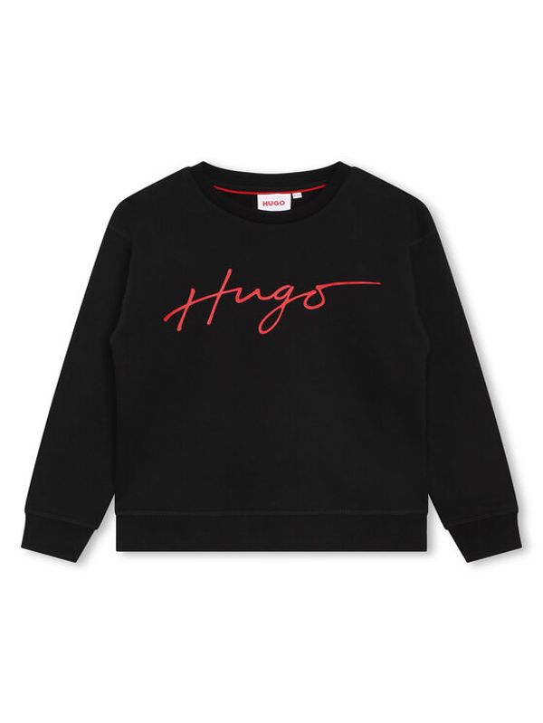 Hugo Hugo Суитшърт G25117 S Черен Regular Fit