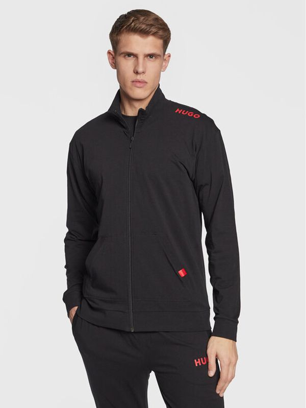 Hugo Hugo Суитшърт Labelled 50487782 Черен Relaxed Fit