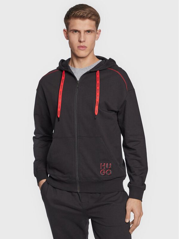 Hugo Hugo Суитшърт Monologo 50478933 Черен Relaxed Fit