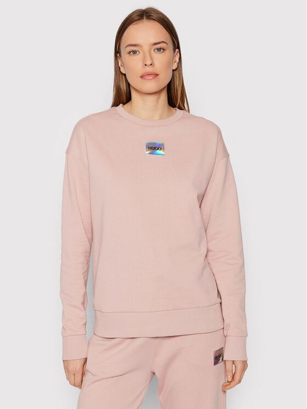 Hugo Hugo Суитшърт Nakira_Redlabel 50455971 Розов Regular Fit