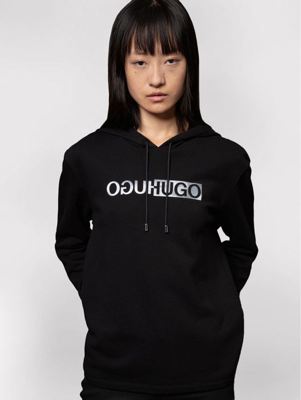 Hugo Hugo Суитшърт Nemolia_2 50443059 Черен Regular Fit