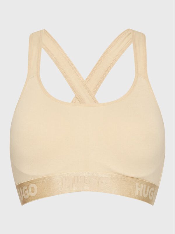 Hugo Hugo Сутиен-топ Sporty Logo 50480159 Бежов