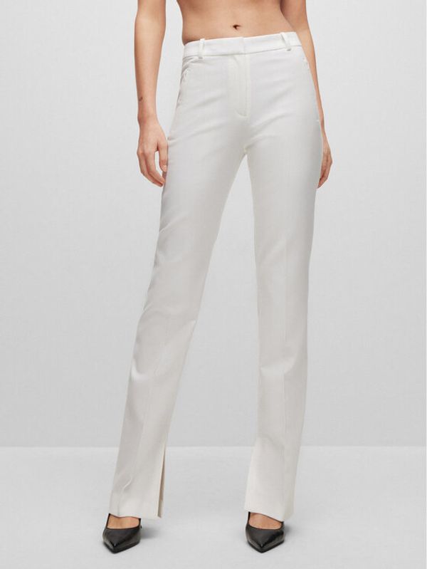 Hugo Hugo Текстилни панталони 50476653 Бежов Regular Fit