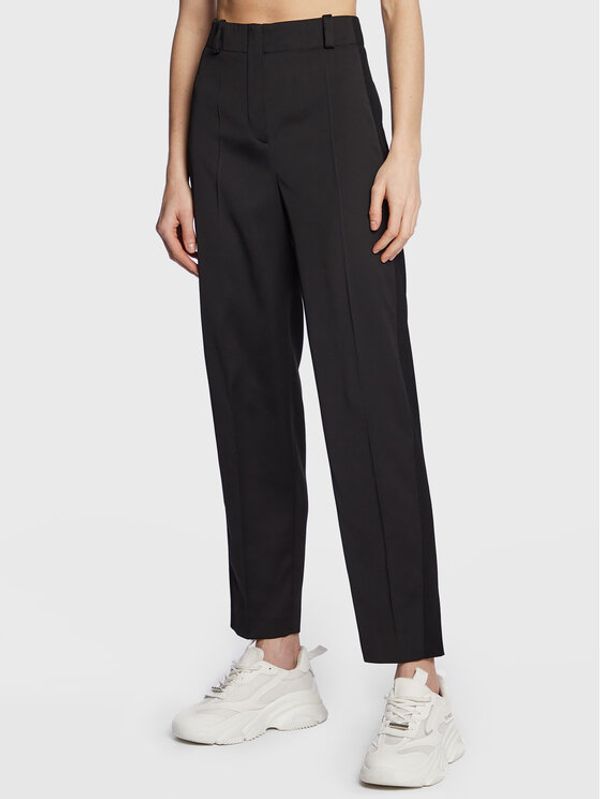 Hugo Hugo Текстилни панталони 50484660 Черен Regular Fit