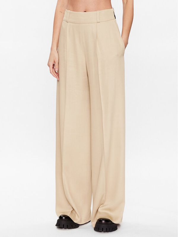 Hugo Hugo Текстилни панталони 50489210 Бежов Relaxed Fit