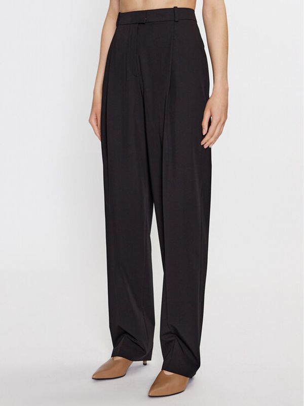 Hugo Hugo Текстилни панталони 50494490 Черен Regular Fit