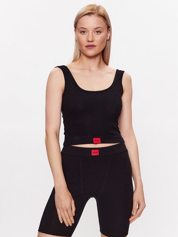 Hugo Hugo Тениска на пижама 50490639 Черен Slim Fit