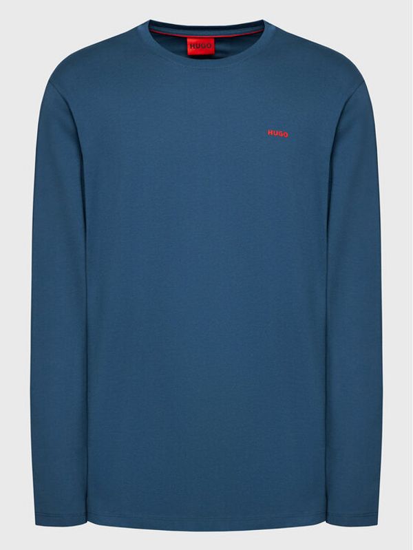 Hugo Hugo Тениска с дълъг ръкав Derol222 50466159 Тъмносин Regular Fit