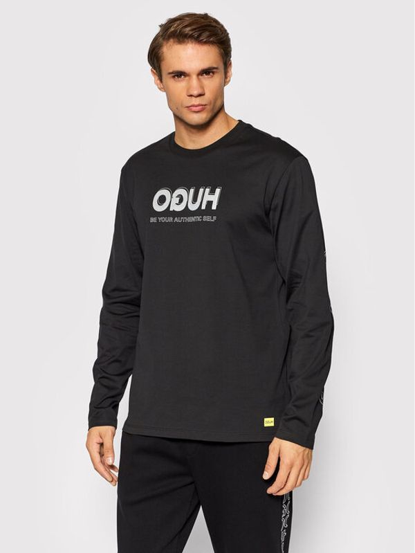 Hugo Hugo Тениска с дълъг ръкав Doreigner 50454095 Черен Regular Fit