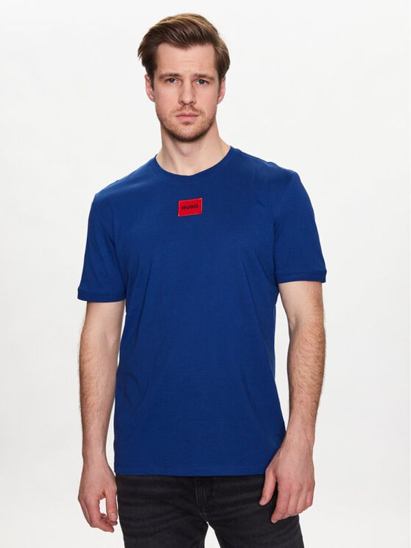 Hugo Hugo Тишърт 50447978 Син Regular Fit