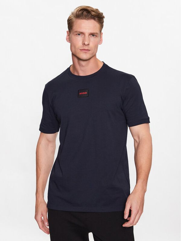 Hugo Hugo Тишърт 50447978 Син Regular Fit