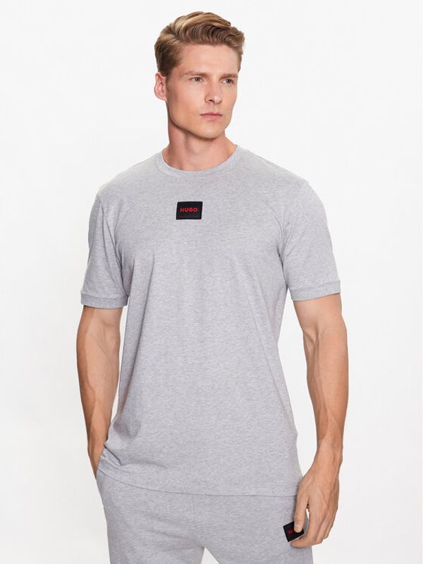 Hugo Hugo Тишърт 50447978 Сив Regular Fit