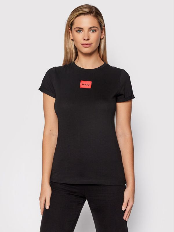 Hugo Hugo Тишърт 50456008 Черен Slim Fit