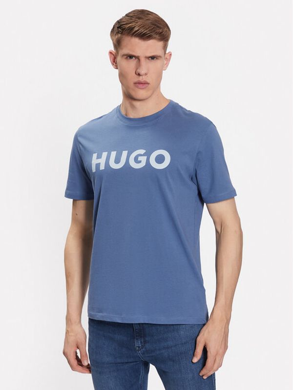 Hugo Hugo Тишърт 50467556 Син Regular Fit