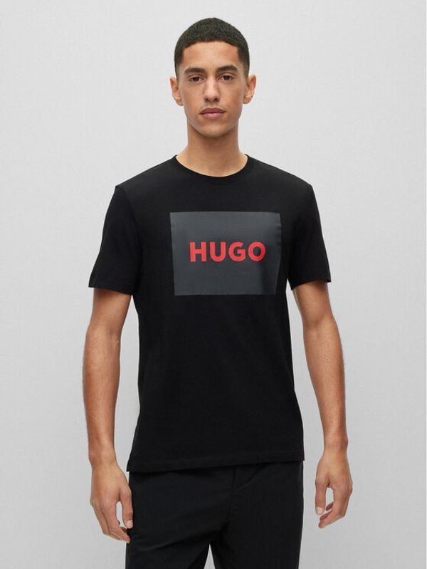 Hugo Hugo Тишърт 50467952 Черен Regular Fit