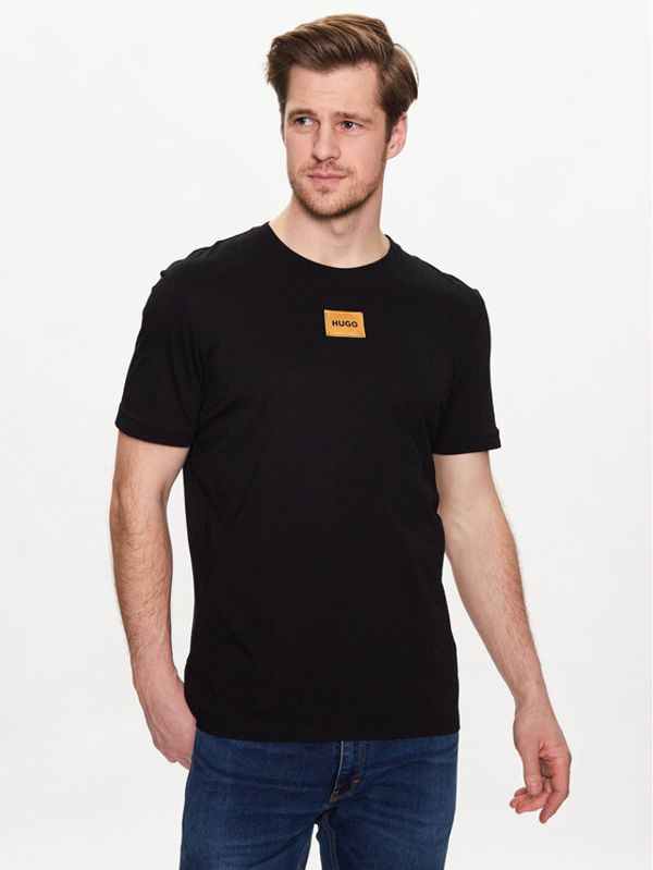 Hugo Hugo Тишърт 50484698 Черен Regular Fit