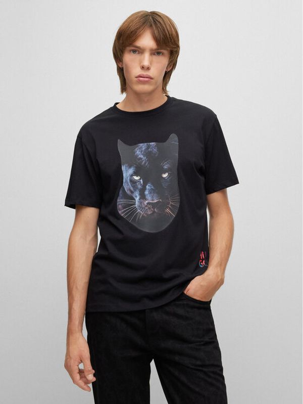 Hugo Hugo Тишърт 50484761 Черен Regular Fit