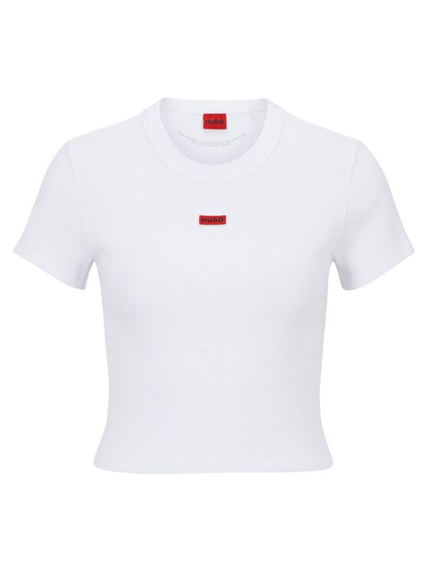 Hugo Hugo Тишърт 50489120 Бял Slim Fit