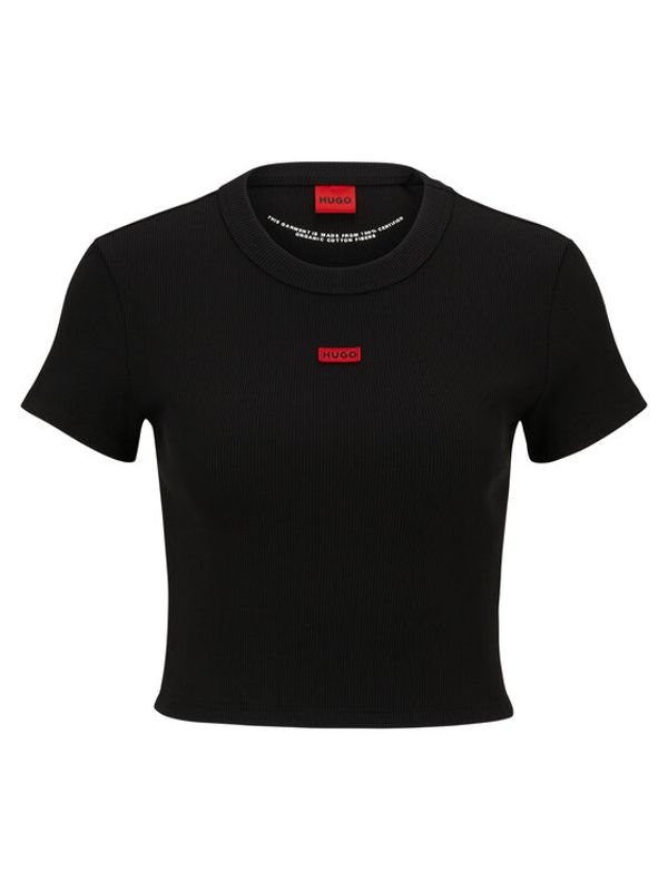 Hugo Hugo Тишърт 50489120 Черен Slim Fit