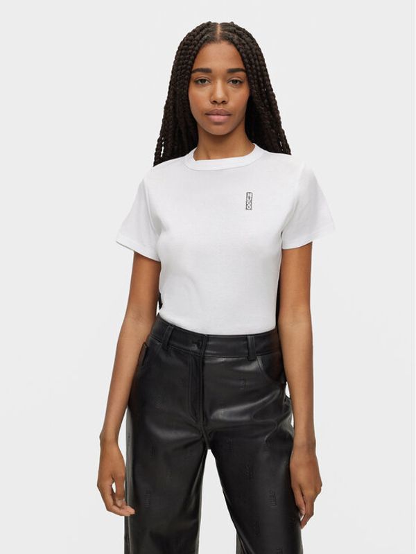 Hugo Hugo Тишърт 50495095 Бял Regular Fit