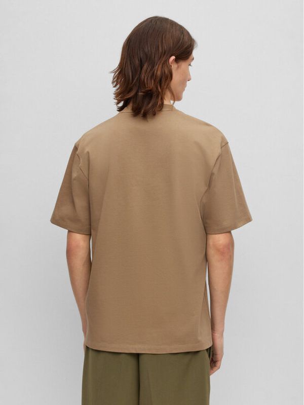 Hugo Hugo Тишърт Dakaishi 50494565 Кафяв Relaxed Fit