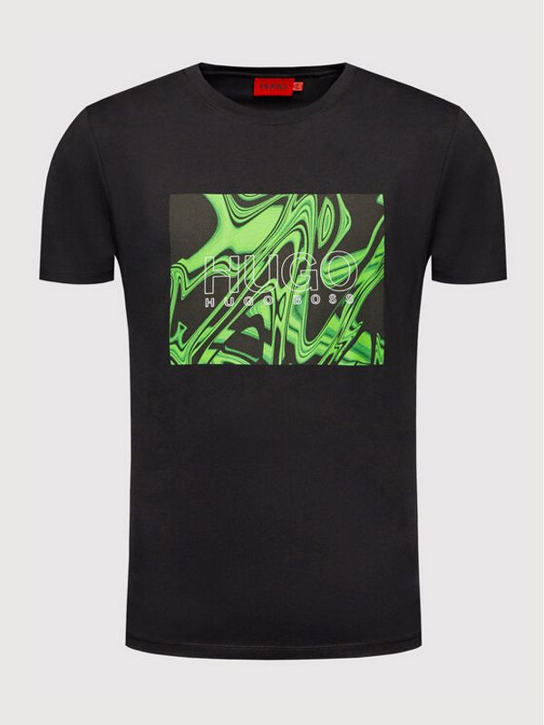 Hugo Hugo Тишърт Dolive_U221 50463213 Черен Regular Fit