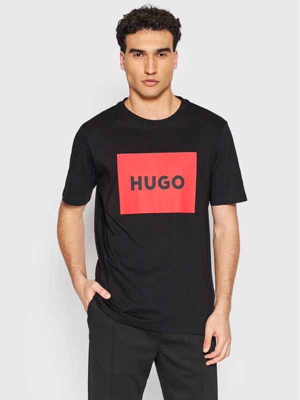Hugo Hugo Тишърт Dulive222 50467952 Черен Regular Fit